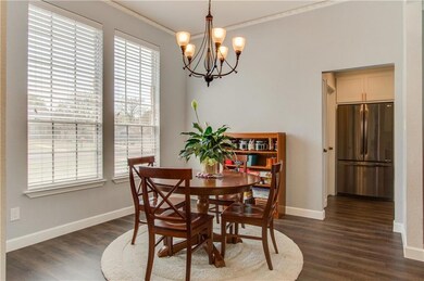 This dining space is conveniently located next to 