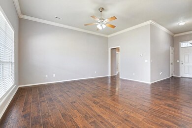 Living room view from dining area
