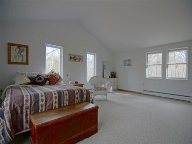 Large Master Bedroom with cathedral...