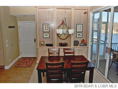 Dining area with lake view