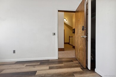 The doorway to the unit features a keyless entry.