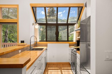Kitchen with Baldy views