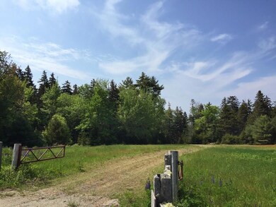 Gate and field to Lots B and C
