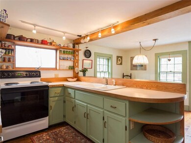 The kitchen features numerous...