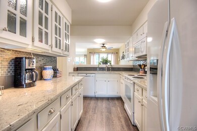Laminate flooring in the kitchen installed in 2015