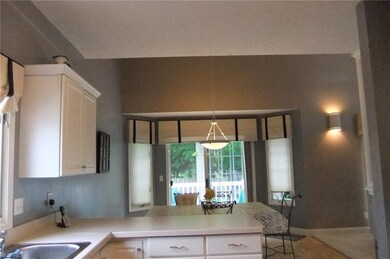 looking into eating area of kitchen