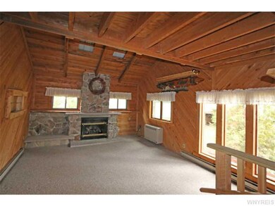 Living Room. The fireplace was once wood, gas inse
