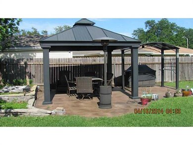 Backyard. Large Gazebo / Patio