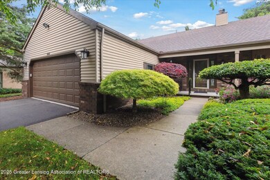 Landscaped entry to front door