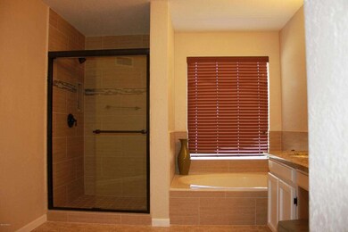 Master bathroom seportate tub/shower