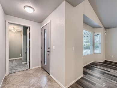 Entry Way with designer front door