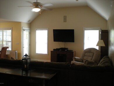Great Room with Vaulted Ceiling