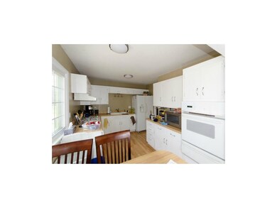 Gas cooktop in kitchen.