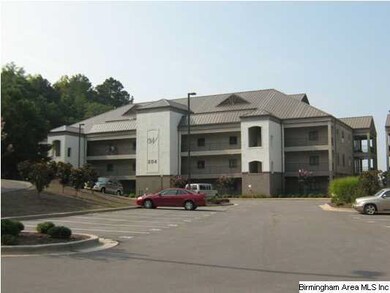 View of building from the parking lot