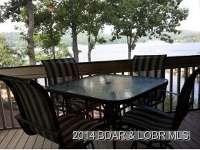 Deck with lake view