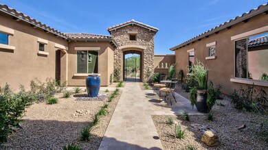 Front Courtyard with Casita Entrance