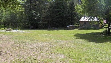 Backyard, shed pictured on the right