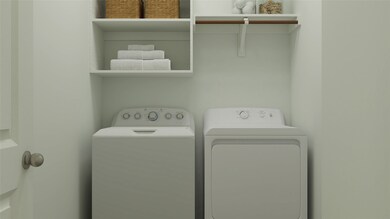 Laundry area featuring washer and dryer