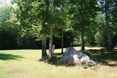 Expansive front yard, winding drive...