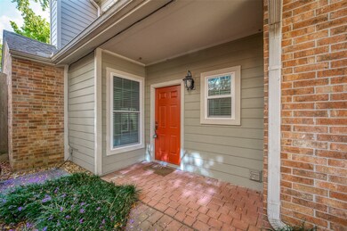 Welcoming entryway. The covered porch area is acce