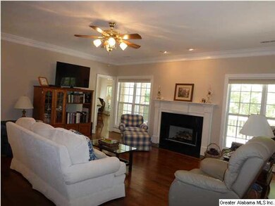 Great room with hardwood floors.
