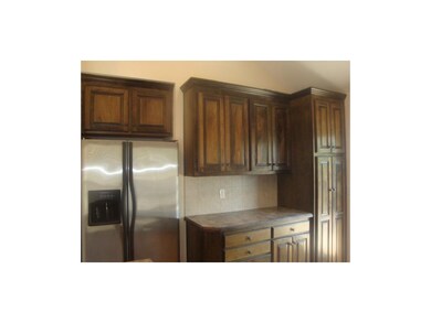 Pantry in kitchen-nice cabinets.