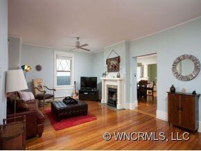 Living room into dining