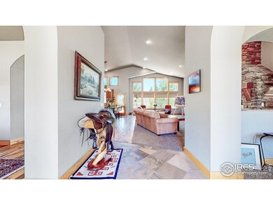 Attractive entryway enters into great room