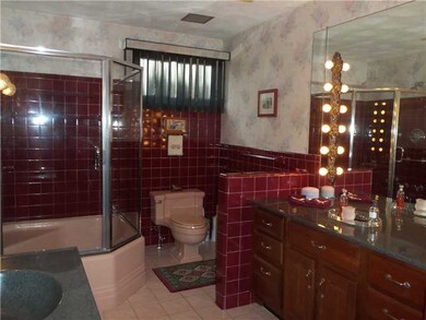 Bathroom. large bath with walk in shower