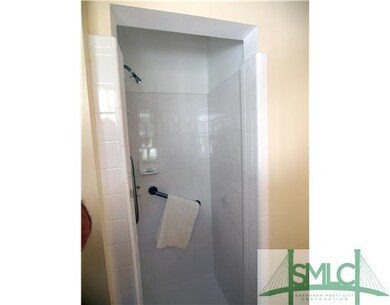 Master Bath/Spa. The master bath shower - sparkly 