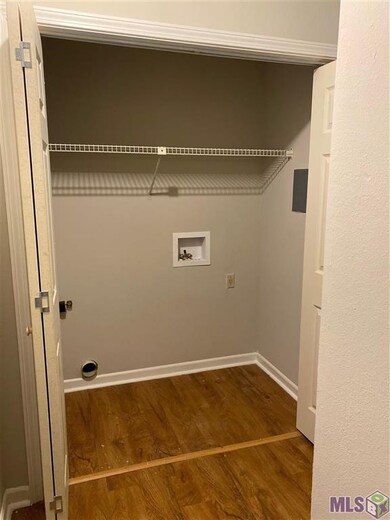 Laundry area is large enough to accommodate full-s