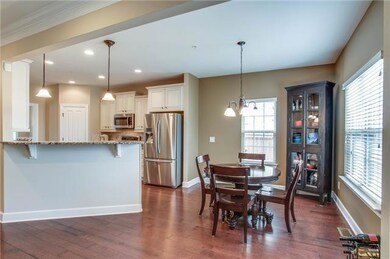 Casual dining in the open kitchen.