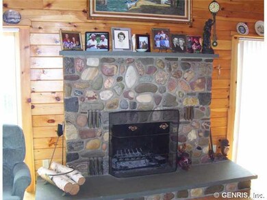 Living Room FIELD STONE FIREPLACE