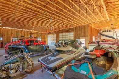 inside of 5 bay RV Garage