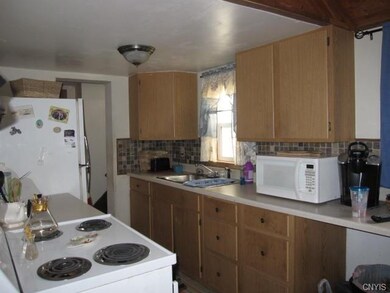 The family room in the previous photo opens to the