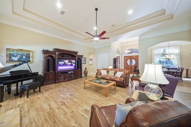 FAMILY ROOM Toward the Foyer & Dining Room. Great open feel.