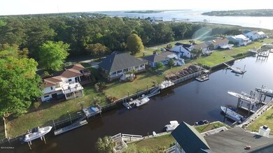 overhead of lot across  channel