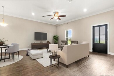 Living room - virtually staged