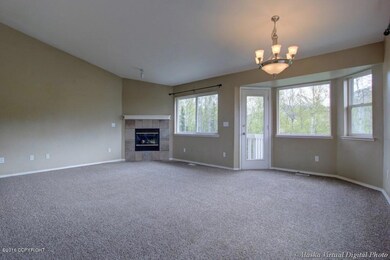 Living Room With Deck Access