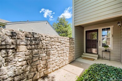 Private courtyard and front door