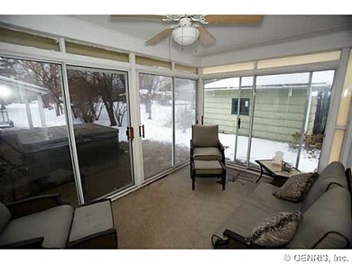Porch - Enclosed Enclosed porch with sliding glass