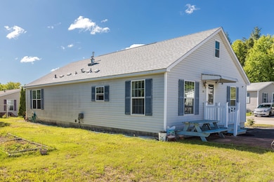 Back view of home