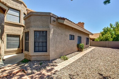 side yard behind gate
