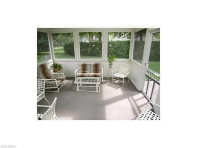 Large screened porch with great views of back prop