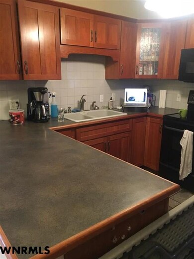 Updated kitchen with newer cabinetry, includes a p