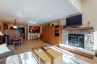 Main Unit Living Area with Fireplace.
