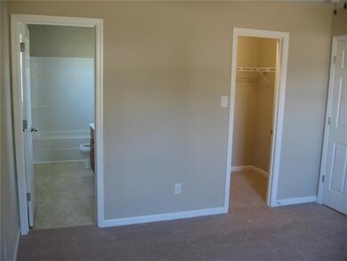 Master Bedroom with walk-in closet and full bath.