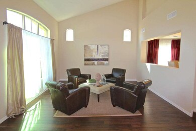Formal Living w/ Vaulted Ceilings
