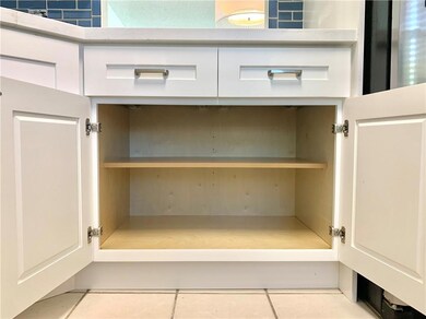 New cabinetry interior