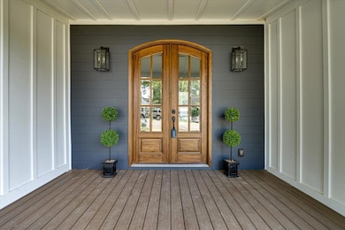 Welcoming front porch